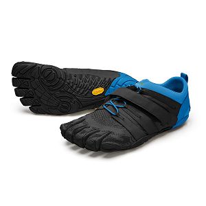 Vibram V-Train 2.0 Black/Blue Mens Training Shoes | India-852476